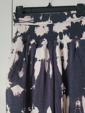 Young Fabulous & Broke Black and Cream Floral Tie-Dye Joggers